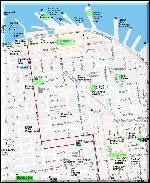 Stadtplan San Francisco - zum Vergrößern klicken