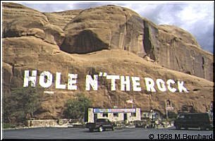 Hole in the Rock - das Wohnhaus im Felsen